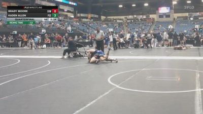 141 lbs Quarterfinal - Brady Moore, Cowley College vs Kaden Allen, Pratt Community College