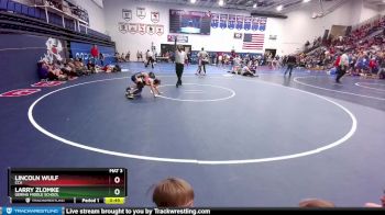 75 lbs Cons. Round 2 - Lincoln Wulf, CCA vs Larry Zlomke, Gering Middle School