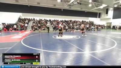 106 lbs Champ. Round 1 - Agustin Franco, Channel Islands vs Pedro Quezada, Centennial