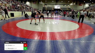 150 lbs Round Of 16 - Adrian Canas, Georgia vs James Womack, Georgia