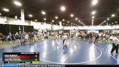 144 lbs Cons. Round 1 - Jack Burdick, Carbon Wrestling Club vs Hunter Duncan, Ascend Wrestling Academy