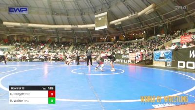 130 lbs Round Of 16 - Graham Padgett, Powerhouse Wrestling Club vs Karter Walker, Nixa Youth Wrestling