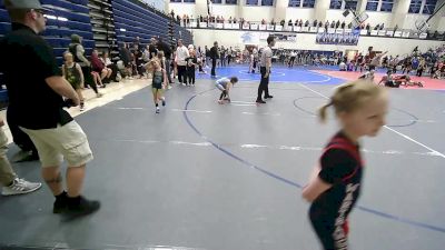 50-60 lbs Rr Rnd 1 - Cambri James, Arkansas Warthawgs vs Keeley Miller, Cyclone Youth Wrestling