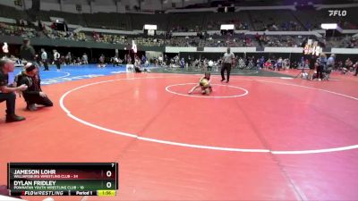 National 3-5 64 Quarterfinal - Jameson Lohr, Williamsburg Wrestling Club vs Dylan Fridley, Powhatan Youth Wrestling Club