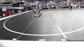 126.6-137.4 lbs Quarterfinal - Jauzlyean Gray, Jackson County Wrestling vs Kinley Vereide, Claremore Wrestling Club