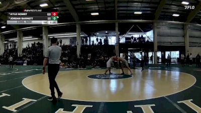 184 lbs Cons. Semi - Jordan Barnett, Lake Erie vs Kyle Homet, Glenville State