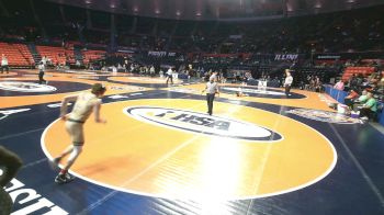 2A 150 lbs Champ. Round 1 - Maurice Bush, Chicago (Agricultural Science) vs Aiden Arnett, Elmhurst (IC Catholic)