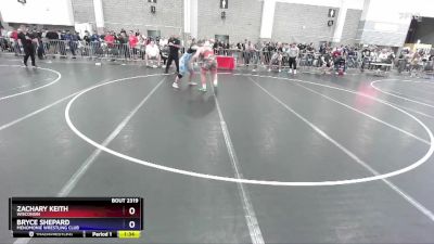285 lbs Round 2 - Zachary Keith, Wisconsin vs Bryce Shepard, Menomonie Wrestling Club