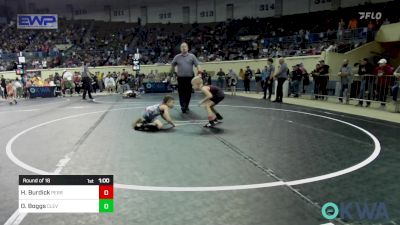 66 lbs Round Of 16 - Hudson Burdick, Perry Wrestling Academy vs Owen Boggs, Cleveland Take Down Club