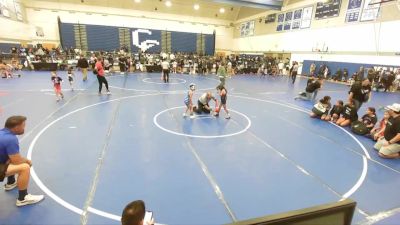 49 lbs Semifinal - Logan Le, Rancho Bernardo Wrestling vs Camila Velazquez, Legacy Wrestling Center