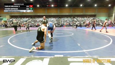 120 lbs Quarterfinal - Carlos Melgoza !!!, Dethrone vs Xavier Espinoza, Concede Nothing