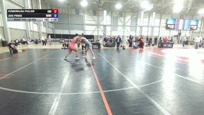 65 kg Cons. Rd Of 16 - Ezmerelda Fuller, Cowboy Wrestling Club vs Zoe Fries, Missouri Baptist Wrestling Club
