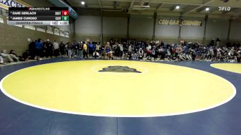 168 lbs Quarterfinal - Zane Gerlach, South Anchorage (AK) vs James Curoso, Clovis