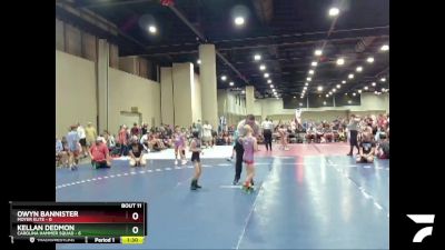 50 lbs Quarters & Wb (16 Team) - Owyn Bannister, Moyer Elite vs Kellan Dedmon, Carolina Hammer Squad