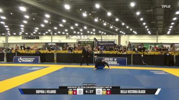 Bella Victoria Black vs Sophia L Velarde 2026 IBJJF Jiu-Jitsu CON International