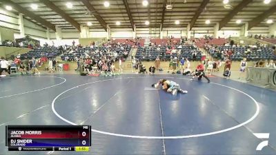 120 lbs Quarterfinal - Jacob Morris, Alaska vs Dj Snider, Colorado