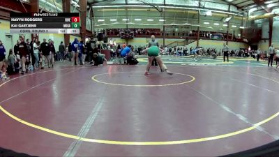 145 lbs Cons. Round 3 - Havyn Rodgers, River Valley HS vs Kai Gaetjens, Mogadore High School