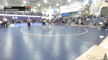 175 lbs Cons. Round 5 - Gage McWatters, Lakeland vs Ty Paulin, Coeur D Alene