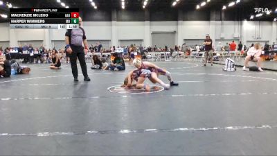 71 lbs Round 3 (10 Team) - Mackenzie Mcleod, GA United vs Harper Wimmers, Missouri Outlaws