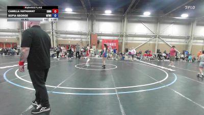 69 kg Rr Rnd 5 - Camilla Hathaway, South Hills Wrestling Academy - GHSE vs Sofia George, Maine Trappers Blue - GHSE