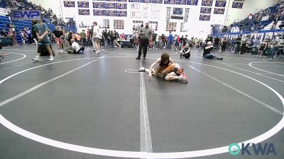 67 lbs Round Of 16 - Bodey Phillips, Bristow Youth Wrestling vs Myles Flesner, Team Tulsa Wrestling Club