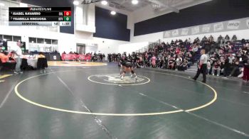 115 lbs Semifinal - Isabel Navarro, Shadow Hills vs Ysabella Hinojosa, Northview