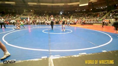 78 lbs Round Of 16 - Piper Smith, TNWA vs Brinley Leyba, Team Tulsa Wrestling Club
