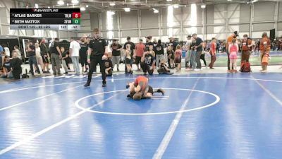 62 lbs Cons. Semis - Atlas Barker, Team Real Life Wrestling vs Seth Mattox, Scrap Yard Garage Wrestling