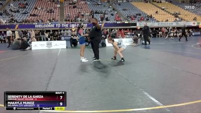 109 lbs Placement Matches (16 Team) - Paige Morales, University Of Providence vs Jasmine Howard, Texas Wesleyan