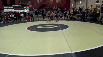 141 lbs 5th Place Match - Kaden Brown, Montevallo vs Drew Jones, Southeastern