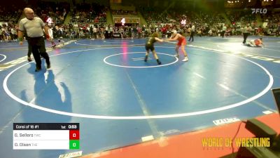 105 lbs Consi Of 16 #1 - Grayson Sellers, Tahlequah Wrestling Club vs Dominic Olson, The Best Wrestler