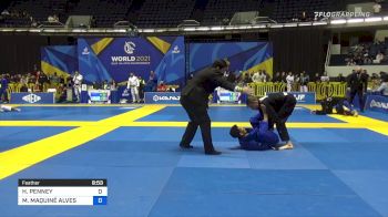 HUTHAYFAH PENNEY vs MEYRAM MAQUINÉ ALVES 2021 World Jiu-Jitsu IBJJF Championship