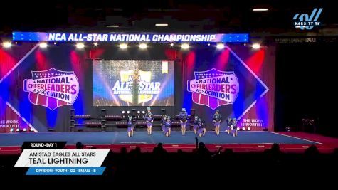 Amistad Eagles All Stars - Teal Lightning [2025 L1 Youth - D2 - Small - B Day 1] 2025 NCA All-Star National Championship