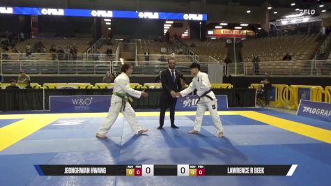 Lawrence R Beek vs Jeonghwan Hwang 2025 Pan Jiu Jitsu IBJJF Championship