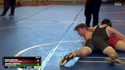 152 lbs Semifinal - Liam Gorton, Coast Wrestling Academy vs Shawn German, Salem Wrestling