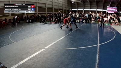 126 lbs Champ. Round 2 - Aiden Gerrard, Oregon vs Vincent Peyron Jr., California