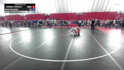 165 lbs Cons. Round 4 - Dominic Viebrock, Saint Croix Falls High School Wrestling vs John Faulkner, Fox Valley Elite
