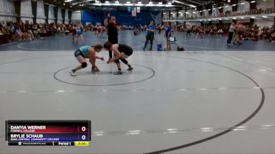 180 lbs Cons. Round 4 - Brylie Schaub, Iowa Central Community College vs Danyia Werner, Cornell College