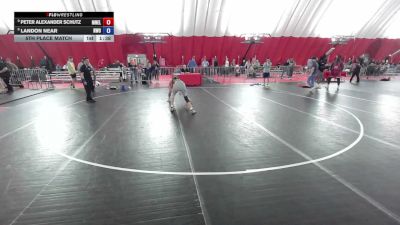 120 lbs 5th Place Match - Peter Alexander Schutz, Mn Elite vs Landon Near, NWO