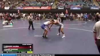 125 lbs Champ. Round 1 - 7 Gregory Viloria, Menlo vs Conner Diamond, Lindsey Wilson