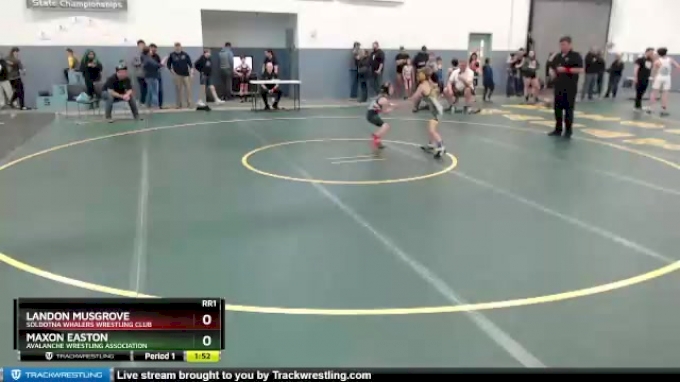 59 lbs Rr1 - Maxon Easton, AVALANCHE WRESTLING ASSOCIATION vs Landon ...