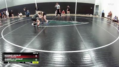 115 lbs Cons. Round 2 - Gabriella Lecolst, The Best Wrestler vs Mckenzi Lecolst, The Best Wrestler