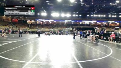 144 lbs Champ. Round 3 - Kayden Fogarty, Indian Land vs Nevin Hayes, Zephyrhills Christian