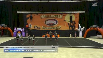 Rio Grande Valley Cheer - Lightning [2025 L2.2 Junior - PREP - D2 Day 1] 2025 Cheer Power San Antonio Halloween Challenge