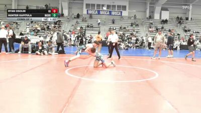 127 lbs Consi Of 4 - Ryan Osolin, OHIO GOLD - MS vs Hunter Kapitula, Mat Assassins Black - MS