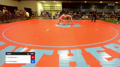 118 lbs Round Of 16 - Senna Grassman, TN vs Angelina Cassioppi, IL