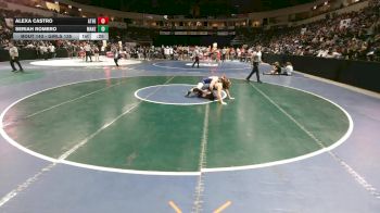 Girls 135 lbs Cons. Round 1 - Seriah Romero, Manzano vs Alexa Castro, Atrisco Heritage