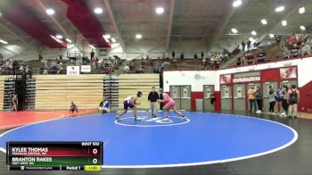 130-140 lbs Round 1 - Kylee Thomas, Franklin Central WC vs Branton Rakes, Indy West WC