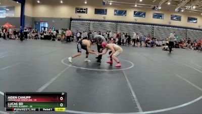 160 lbs Round 6 (8 Team) - Lucas Sei, Top Dawg Academy vs Aiden Canupp, Crossroads Wrestling