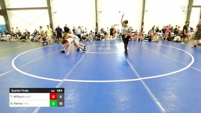 116 lbs Quarterfinal - Tanner Milburn, Gold Medal WC vs Sean Kenny, Triumph Blue